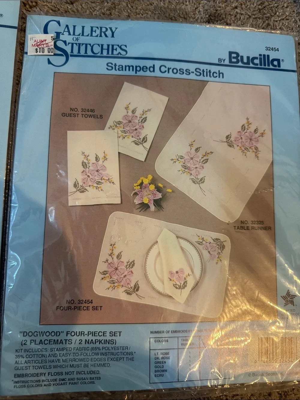 Bucilla floral accents mats
